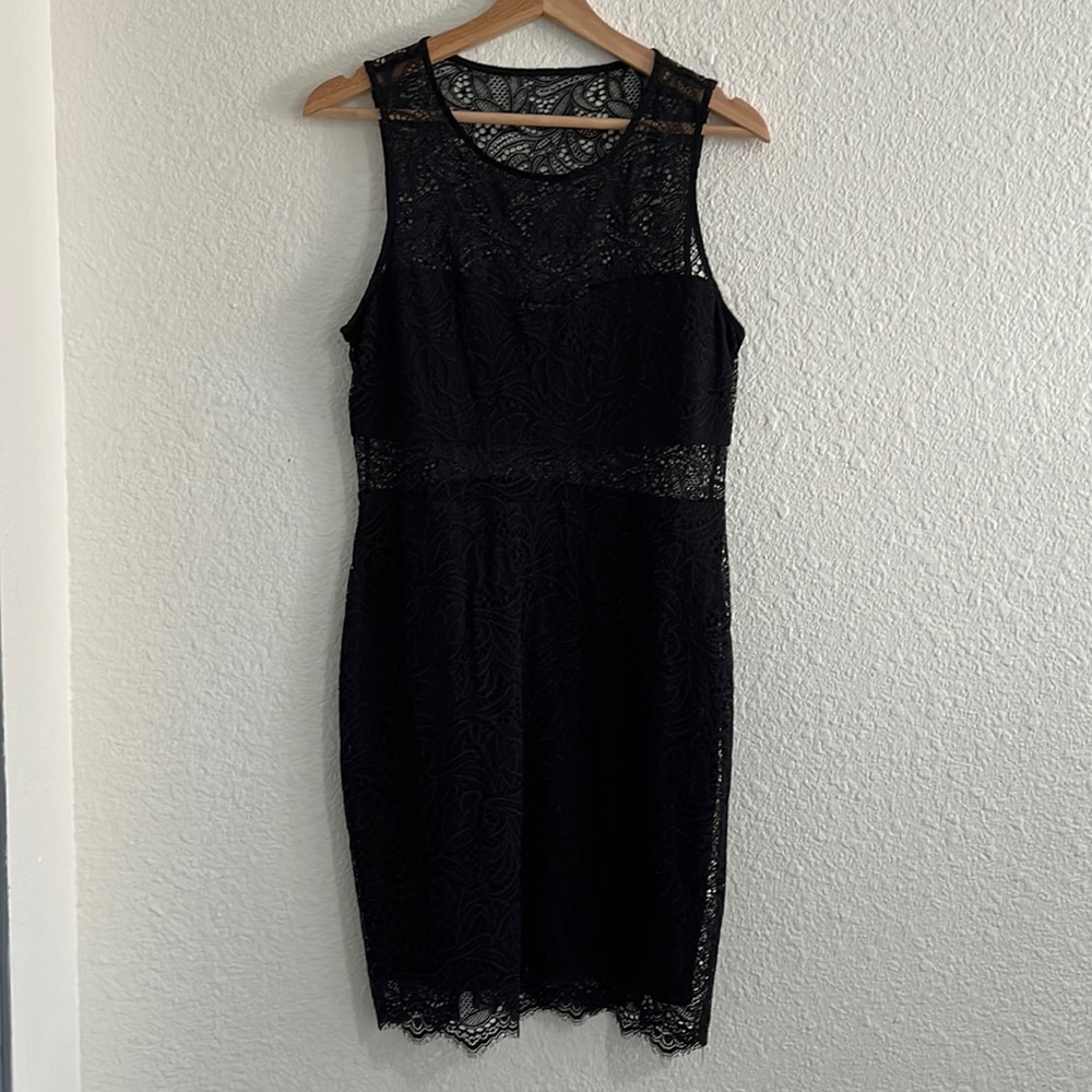 Black Express cutout cocktail dress